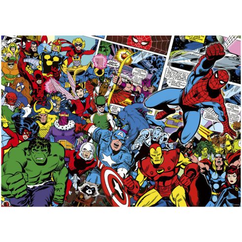 Ravensburger: Puzzle 1000 db - Marvel küldetés