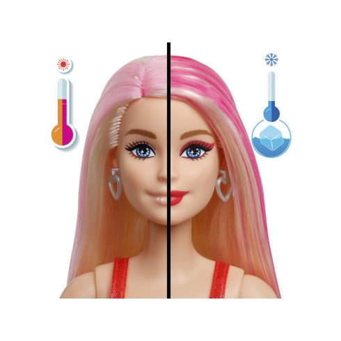 Barbie party reveal glamour meglepetés szett - piros