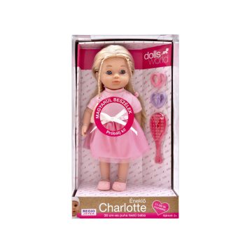 Magyarul beszélõ Charlotte, rózsaszín ruhában