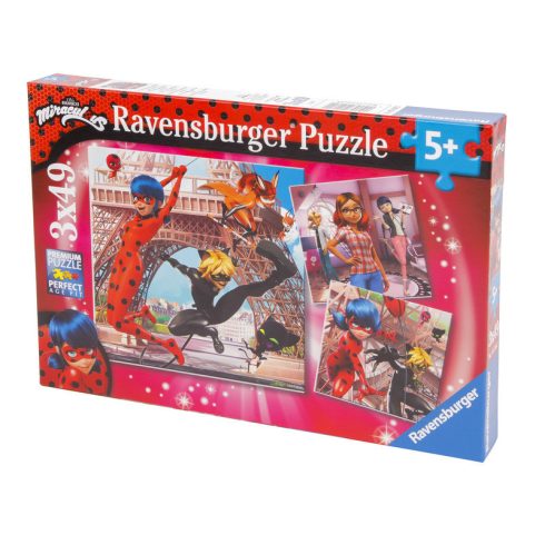 Ravensburger Puzzle 3x49 - Hõs katicabogár