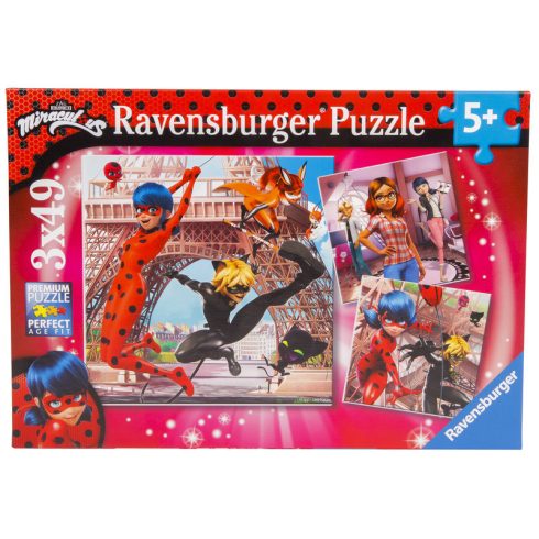 Ravensburger Puzzle 3x49 - Hõs katicabogár