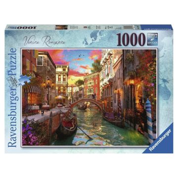 Ravensburger Puzzle 1000 db - Velencei románc