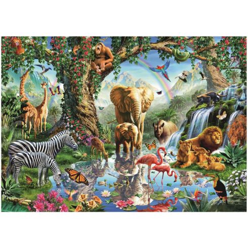 Ravensburger: Puzzle 1000 db - Dzsungelkaland