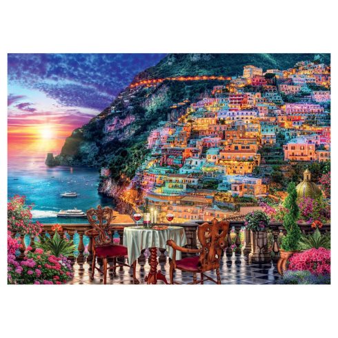 Ravensburger Puzzle 1000 db - Vacsora Positanóban