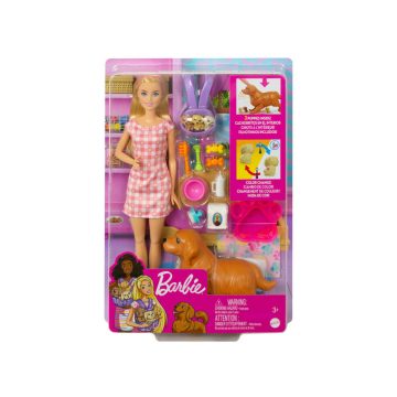 Barbie újszülött kiskutyusok játékszett 2022