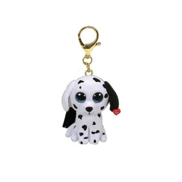 Mini Boos clip mûanyag figura FETCH - fehér kutya