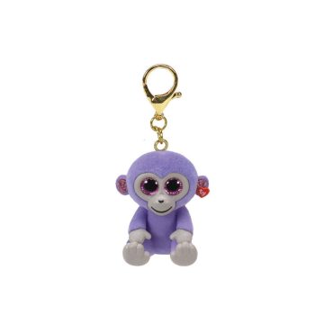 TY Mini Boos clip mûanyag figura GRAPES lila majom