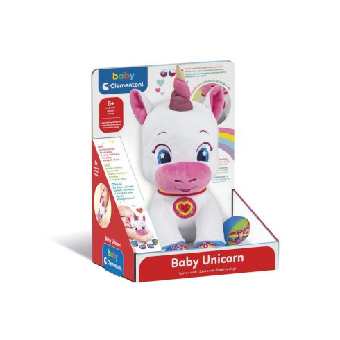 Baby Clementoni Interaktív Tanuló Plüss Unikornis