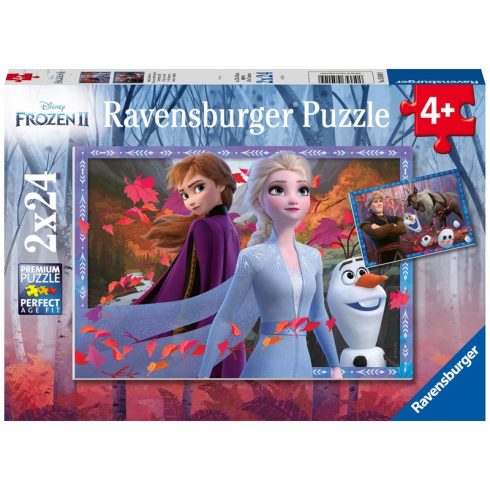 Ravensburger: Jégvarázs 2 Az erdõben 2 x 24 darabos puzzle