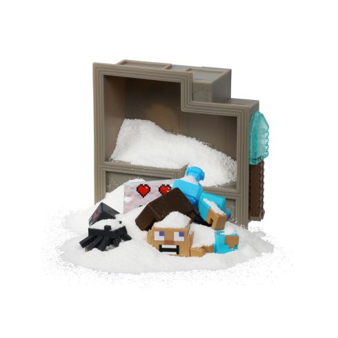 Minecraft figurák barlang kaland