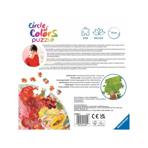 Ravensburger Puzzle kör 500 db - Gyümölcsök