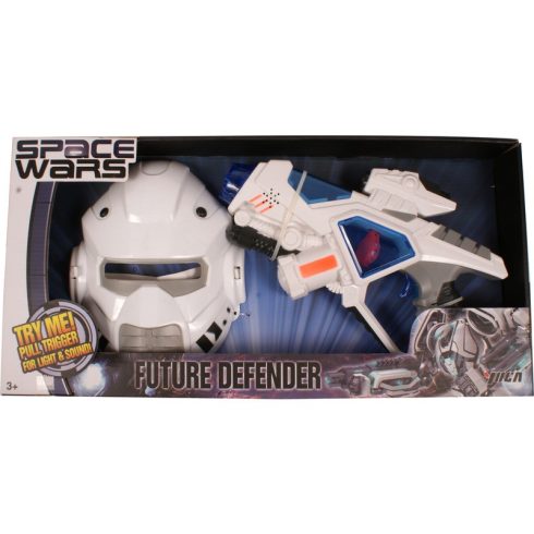 Space Wars ûrmaszk és lézerfegyver készlet