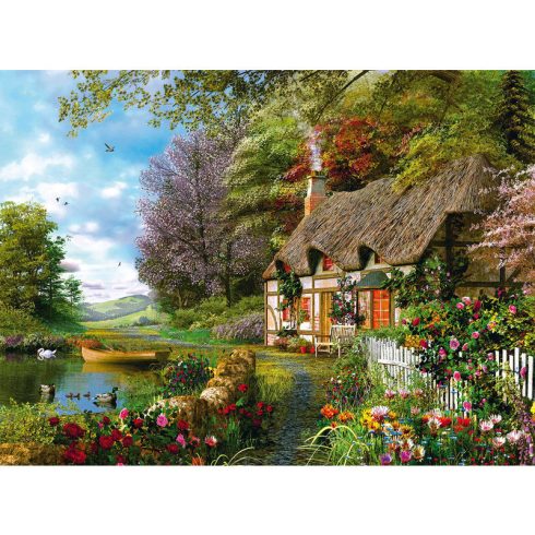 Puzzle 1500 db - Vidéki házikó