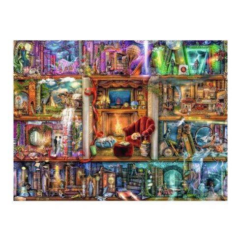 Ravensburger Puzzle 1500 db - A nagy könyvtár