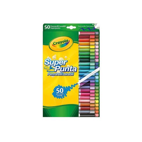 Crayola Kimosható vékony-vastag filctoll 50db