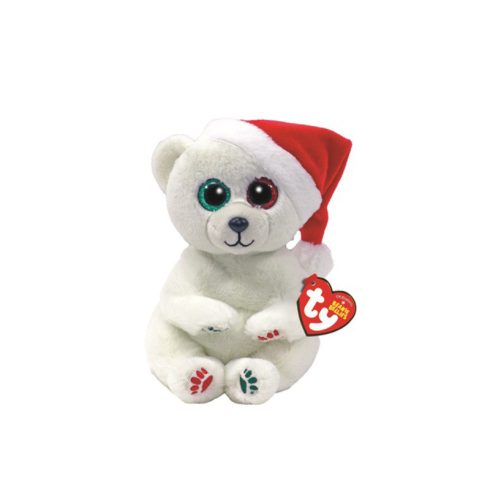 TY: Beanie Babies plüss figura EMERY, 15 cm - jegesmedve (3)
