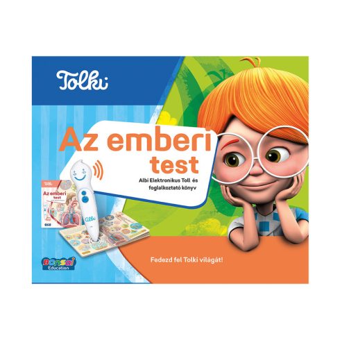 Tolki - Az emberi test szett (könyv + toll)