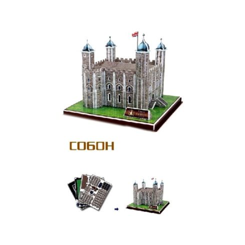 Híres építmények miniatûr 3D puzzle