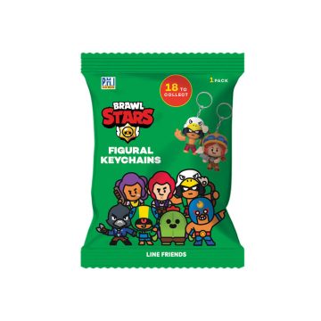 Brawl Stars meglepetés figura kulcstartó tasakban