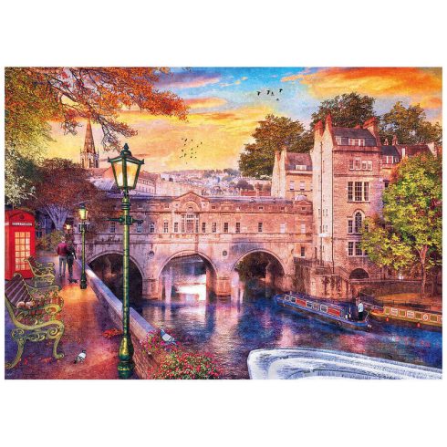 Ravensburger Puzzle 1000 db - Romantikus séta Bathban
