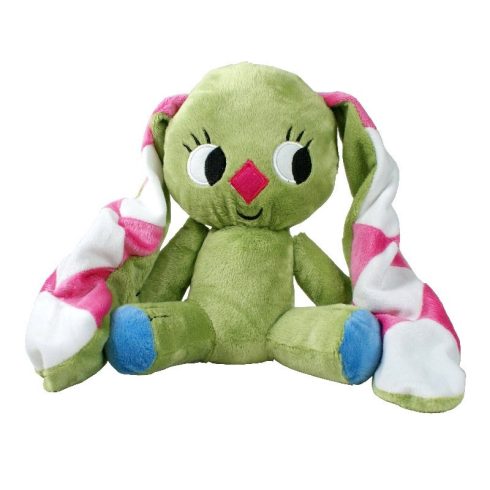 Kockásfülû nyúl plüssfigura - 23 cm