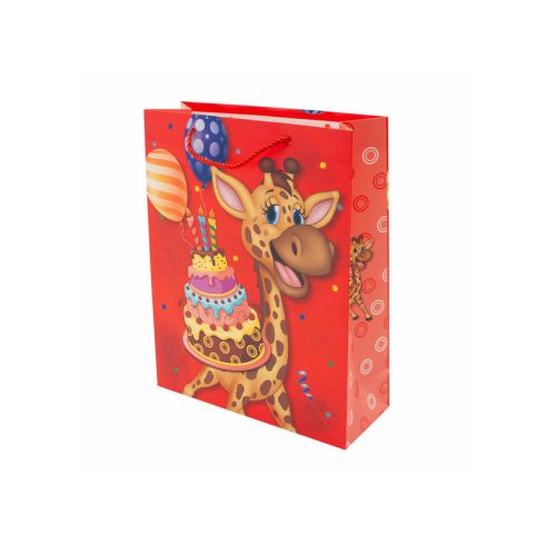 Papírtasak szülinapos 18x24x8,5cm