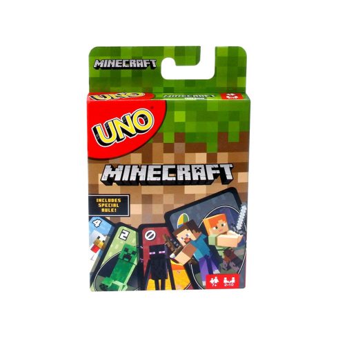Minecraft Uno kártya