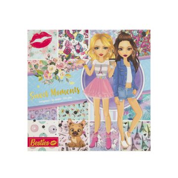   Besties - Sweet Moments 25x25 cm színes lapok a divattervezõhöz, 20 db
