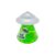 Slime színes LED lámpával és sötétben világító UFO-val