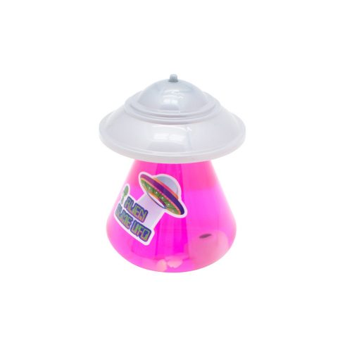 Slime színes LED lámpával és sötétben világító UFO-val