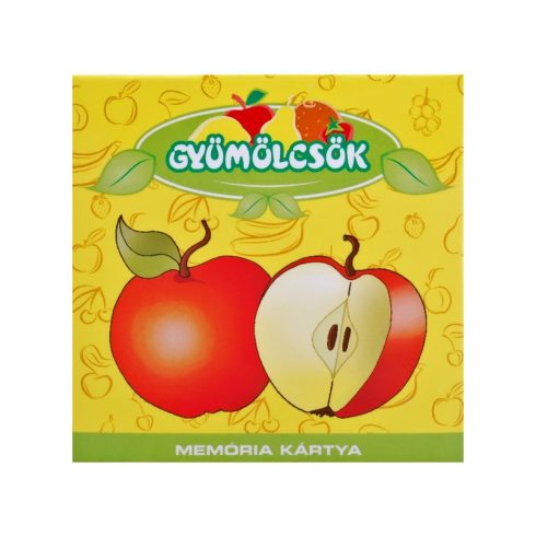 Gyümölcsök memória kártya