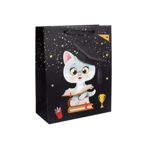 Papírtasak Ballagós cica    18*23