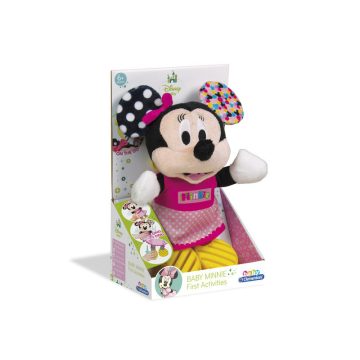   Baby Clementoni Disney Baby - Minnie Egér Elsõ Plüssöm Csörgõvel