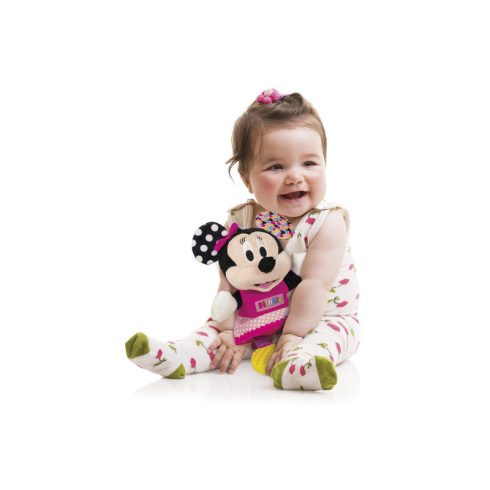 Baby Clementoni Disney Baby - Minnie Egér Elsõ Plüssöm Csörgõvel