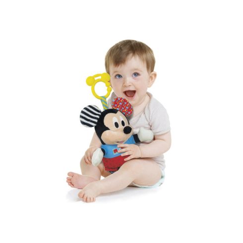 Baby Clementoni Disney Baby - Mickey Egér Elsõ Plüssöm Csörgõvel