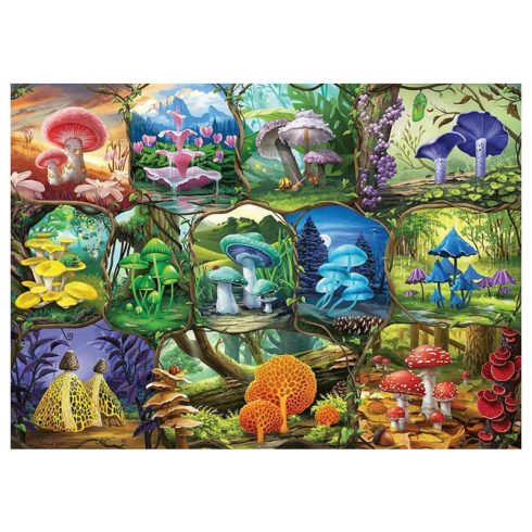 Ravensburger Puzzle 1000 db - Csodás gombák