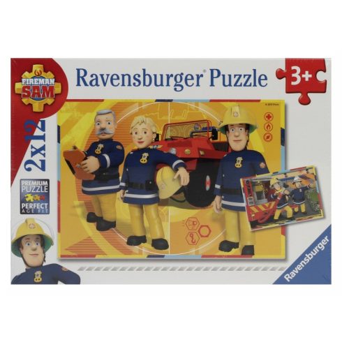 Ravensburger Sam a tûzoltó 2 x 12 darabos puzzle