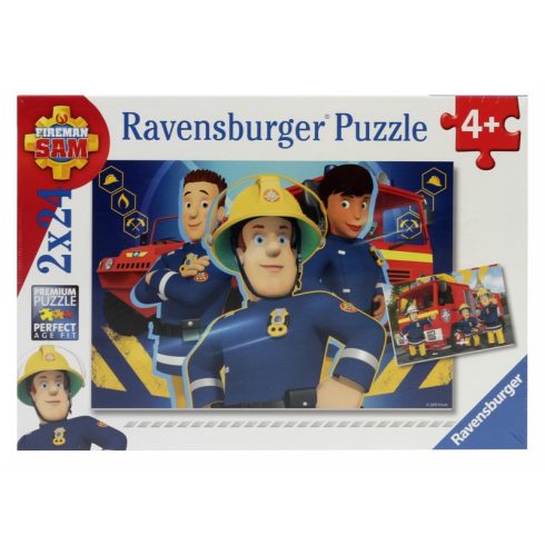 Ravensburger: Sam a tûzoltó 2 x 24 darabos puzzle