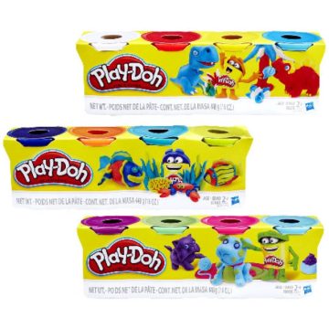 Play-Doh 4 tégelyes gyurma - klasszikus színek