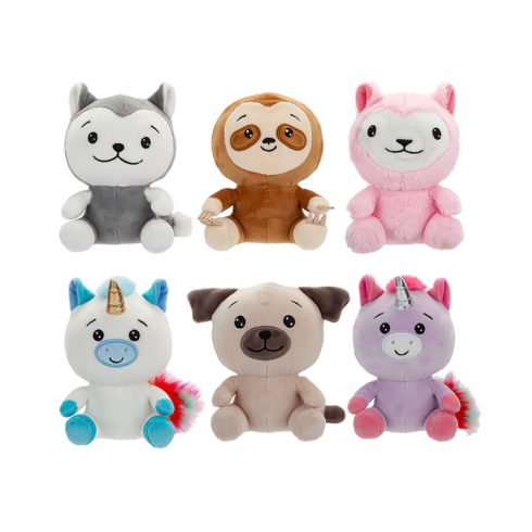 Squishimi figurák, 14 cm, 6 féle