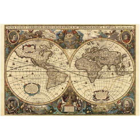 Ravensburger Puzzle 5000 db - Történelmi világtérkép