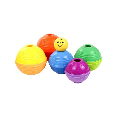 Fisher-Price 10 darabos színes csészepiramis