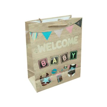 Papírtasak welcome baby  26*32