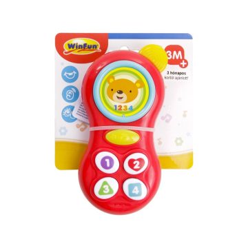 Winfun: Maci zenélõ bébi mobiltelefon