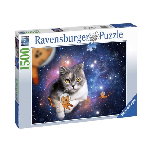 Ravensburger Puzzle 1500 db - Macskák az ûrben